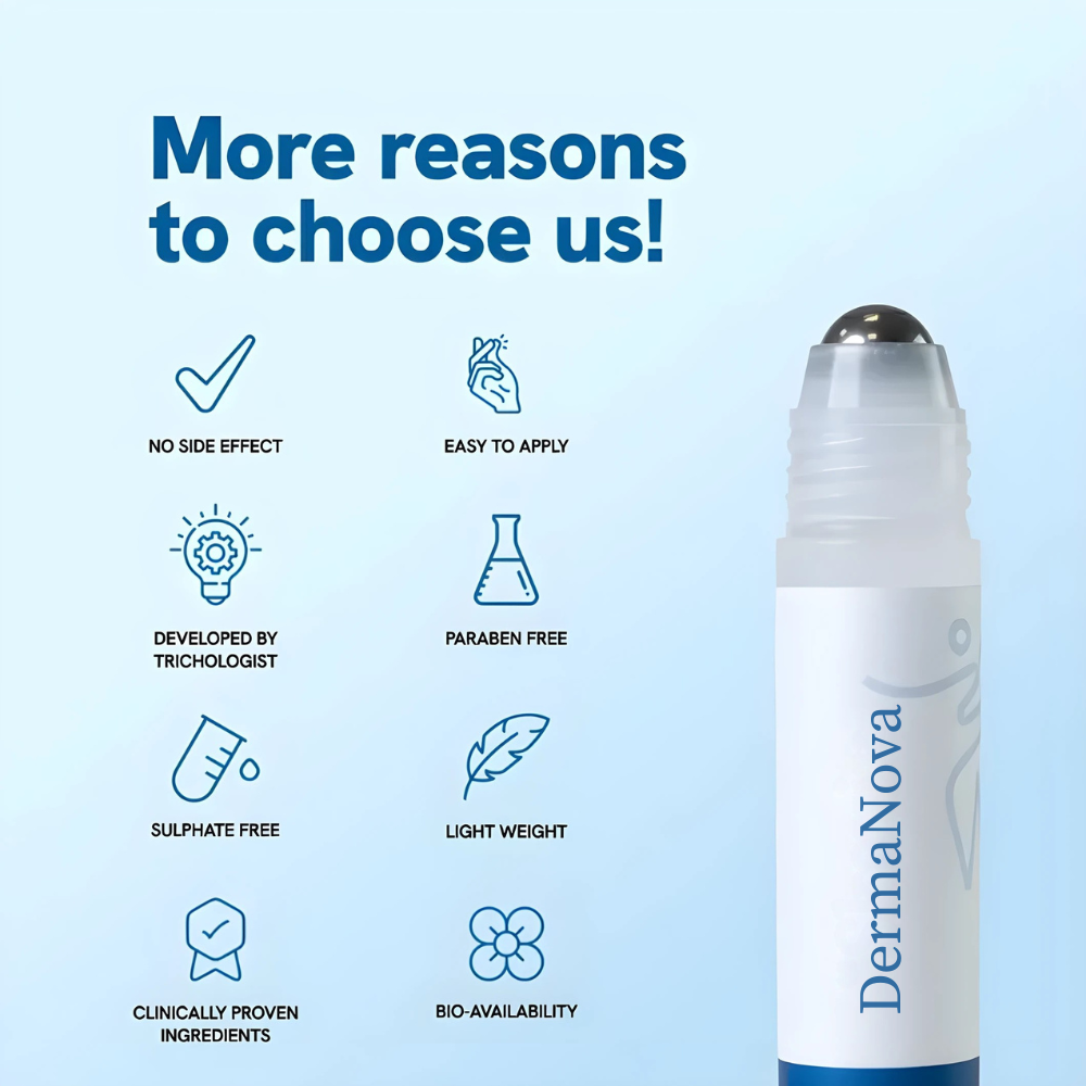 DermaNova™ Hair Growth Roll-On Serum